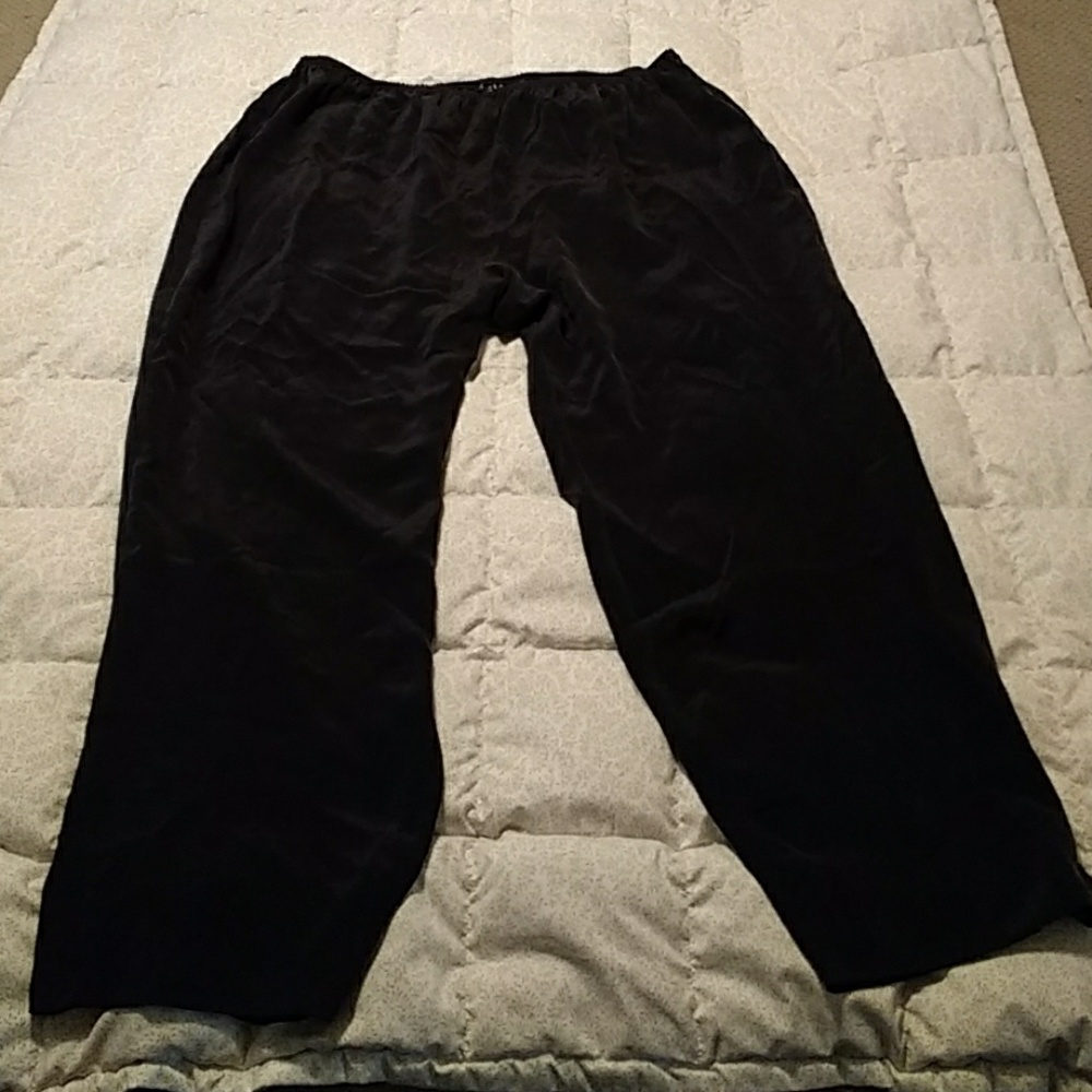 Silk pajama bottoms
